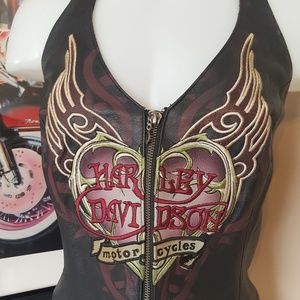 Harley Davidson Leather Halter